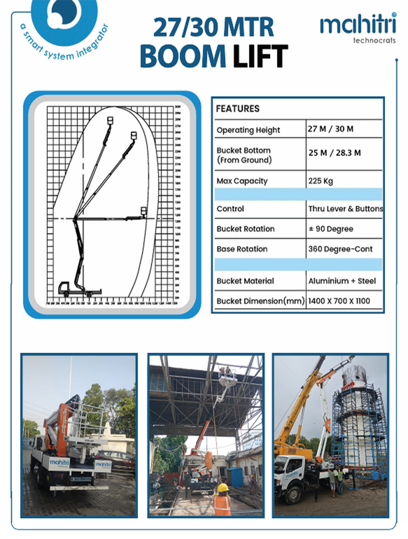 27 / 30 MTR Boom Lift
